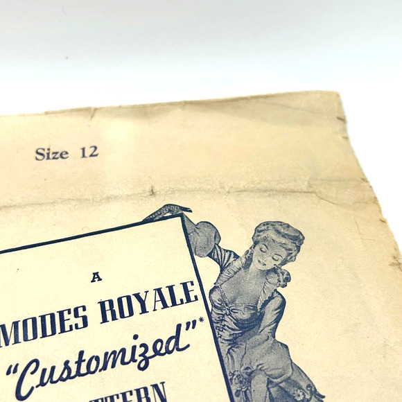 Modes Royale Customized Vintage 1930's 40's?  Pattern #126  Women's Suit Size 12 - Picture 4 of 11